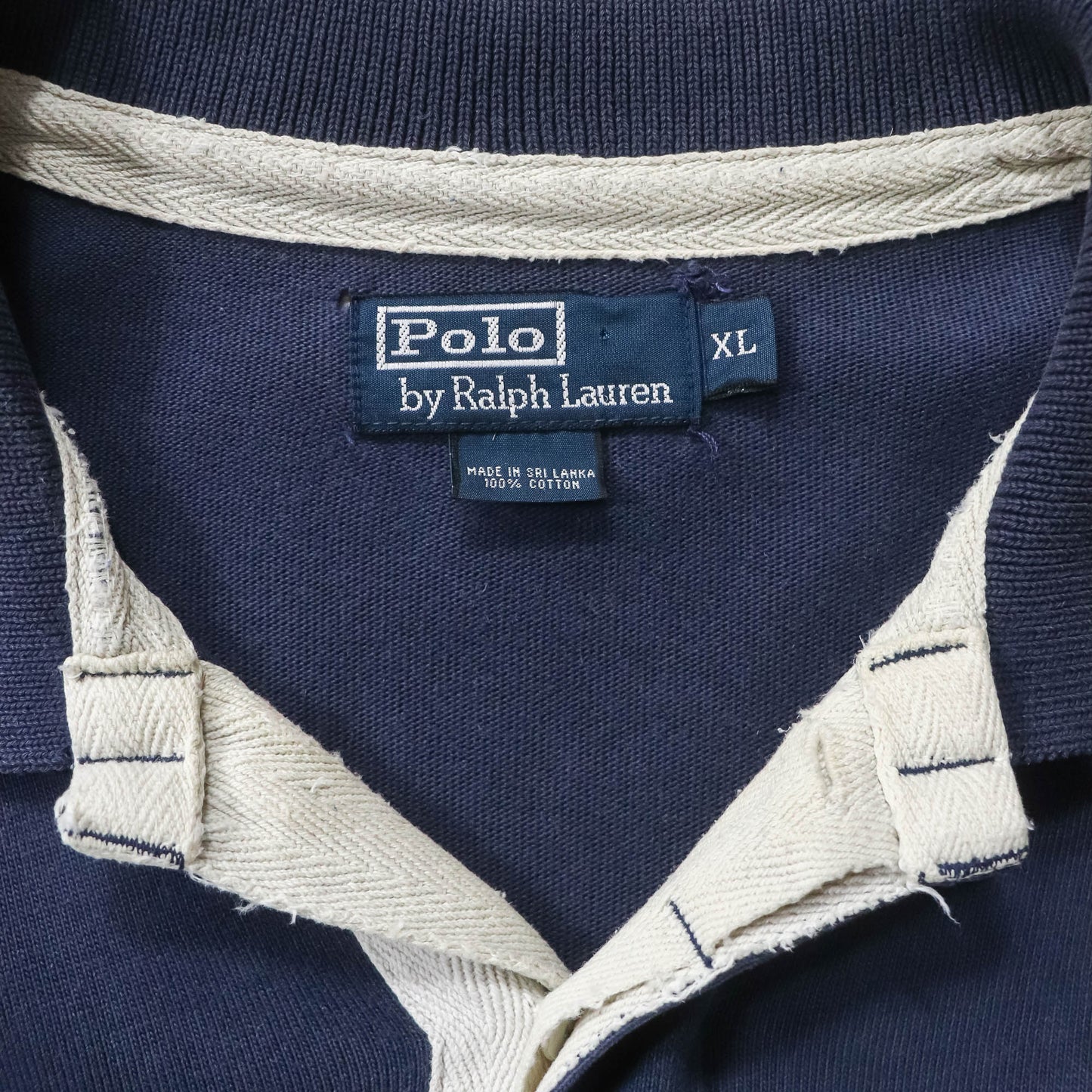 Polo Ralph Lauren Embroidered Crest Rugby Shirt - 2000s (XL)
