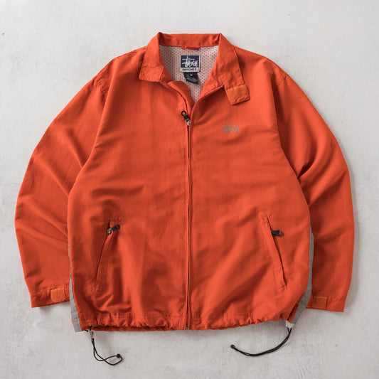 Vintage 90s Stussy Sport Spray Jacket - M