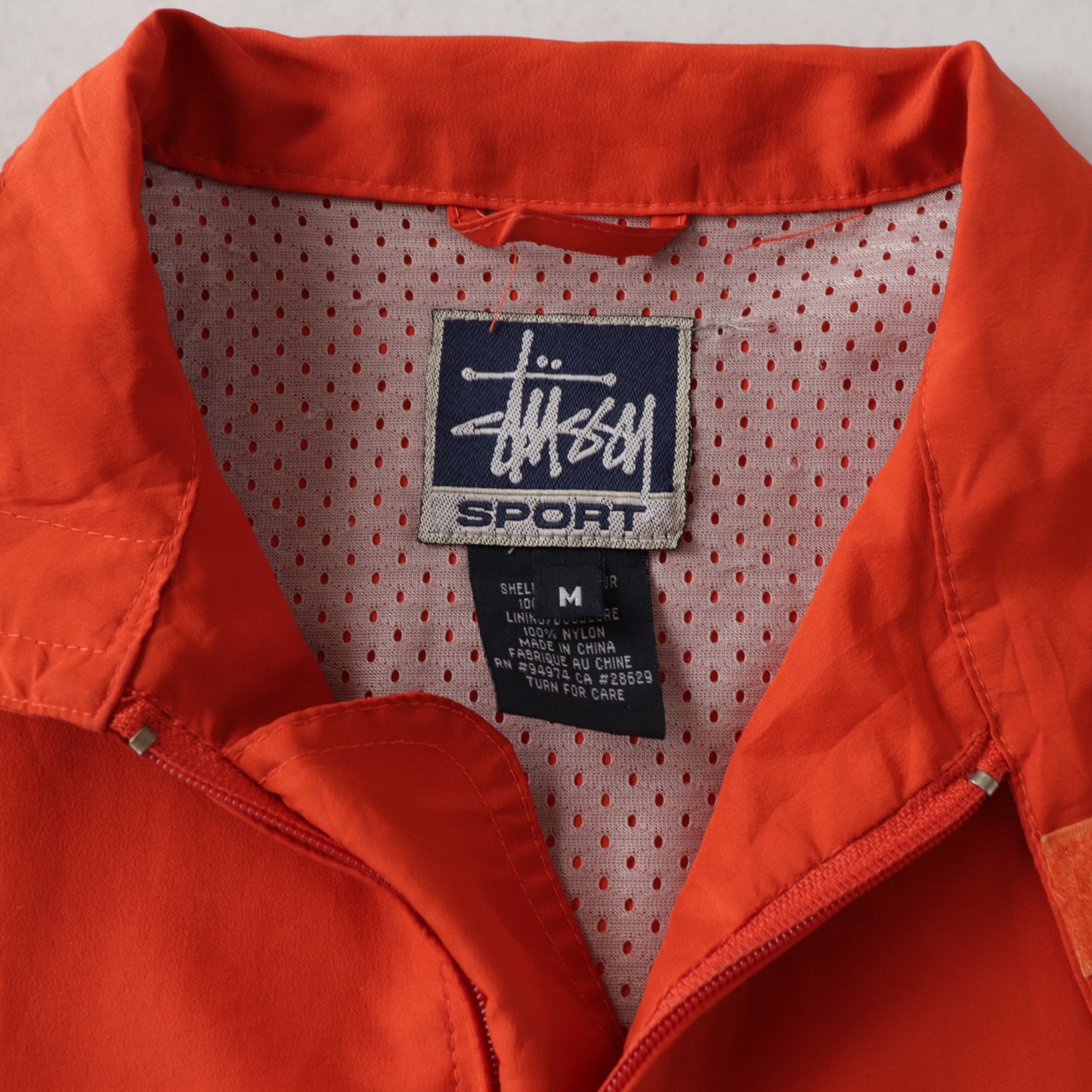 Vintage 90s Stussy Sport Spray Jacket - M