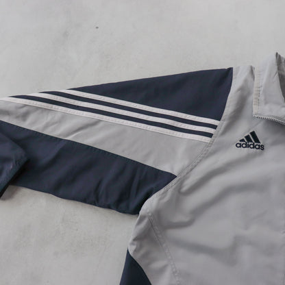 Vintage 2000s Adidas 3-Stripe Windbreaker Jacket - L