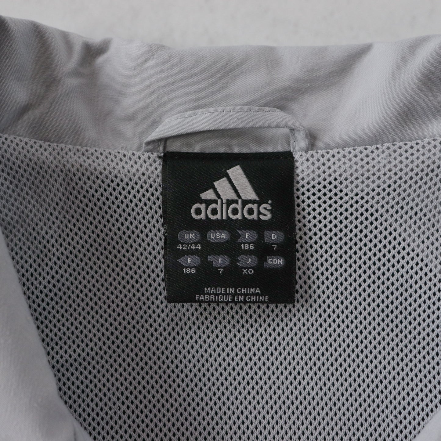 Vintage 2000s Adidas 3-Stripe Windbreaker Jacket - L