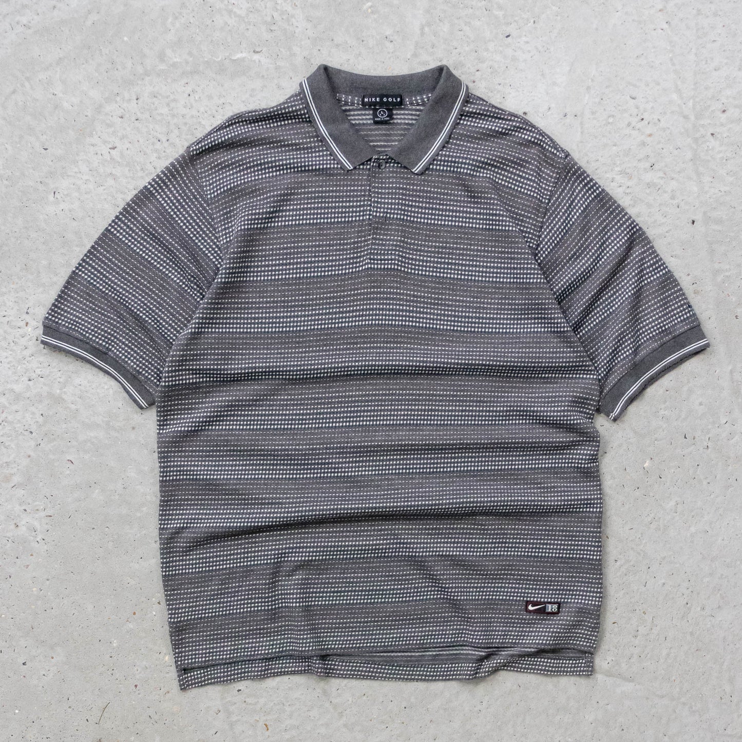 Nike Golf All Over Print Polo Shirt - 90s (L)