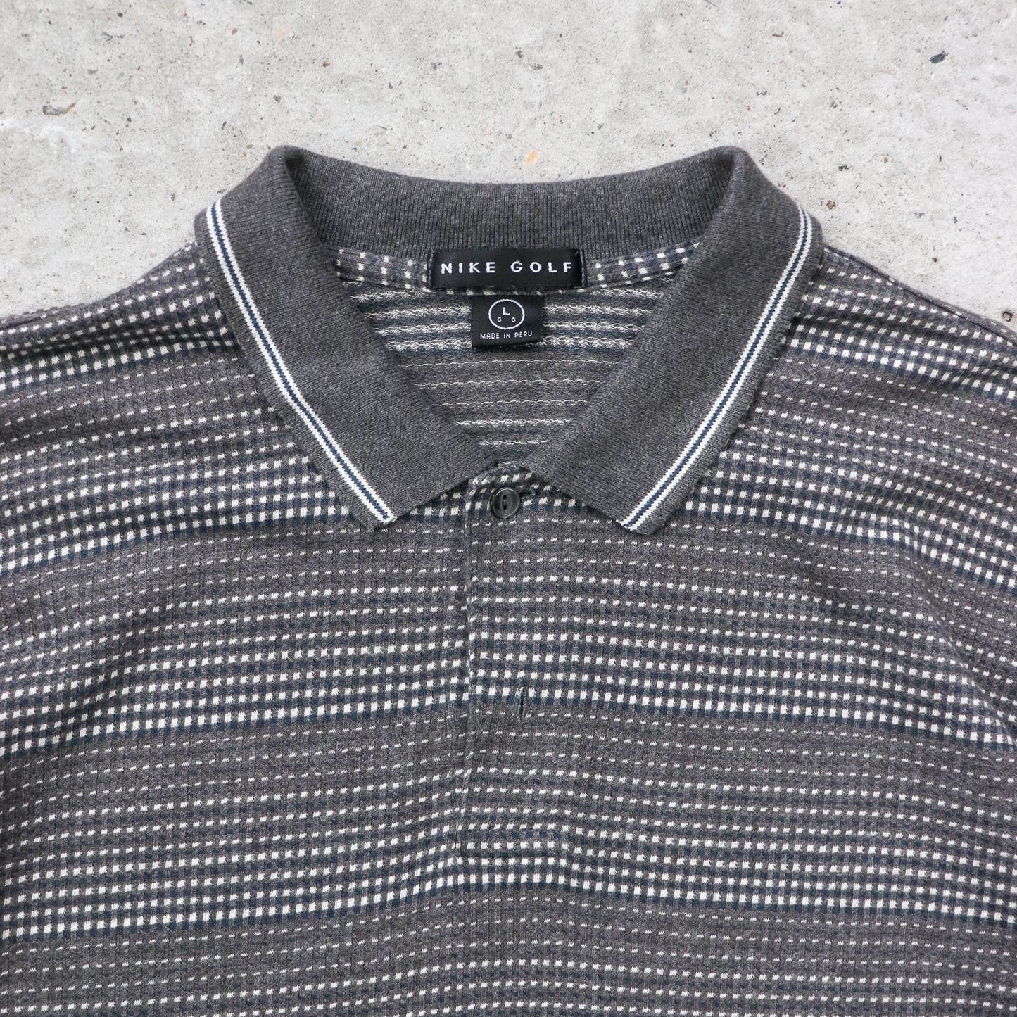 Nike Golf All Over Print Polo Shirt - 90s (L)