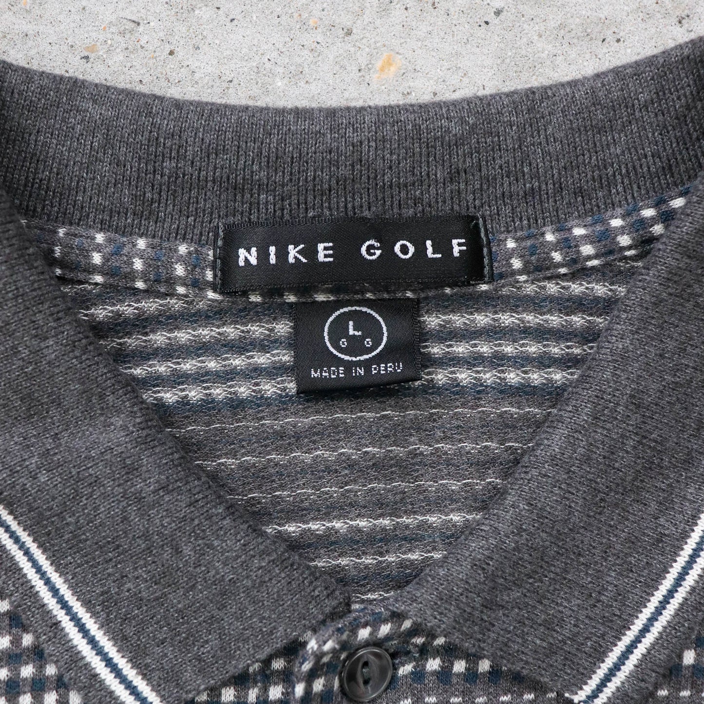 Nike Golf All Over Print Polo Shirt - 90s (L)