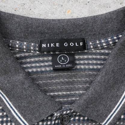 Nike Golf All Over Print Polo Shirt - 90s (L)