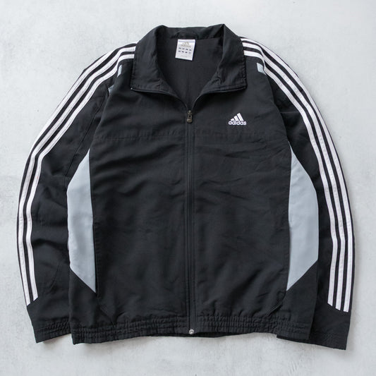 Vintage 2000s Adidas 3-Stripe Windbreaker Jacket - L
