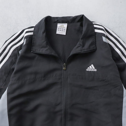 Vintage 2000s Adidas 3-Stripe Windbreaker Jacket - L