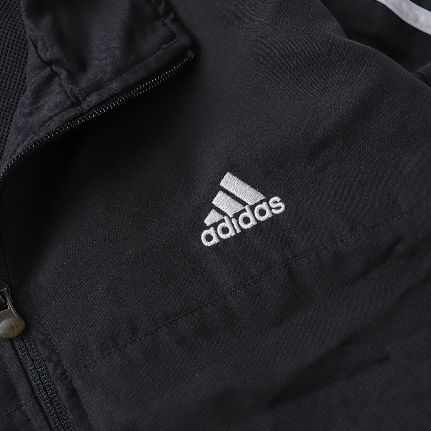 Vintage 2000s Adidas 3-Stripe Windbreaker Jacket - L