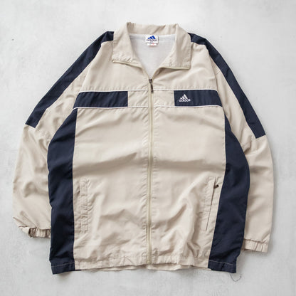 Vintage 90s Adidas Two-Tone Windbreaker Jacket - XXL