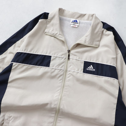 Vintage 90s Adidas Two-Tone Windbreaker Jacket - XXL