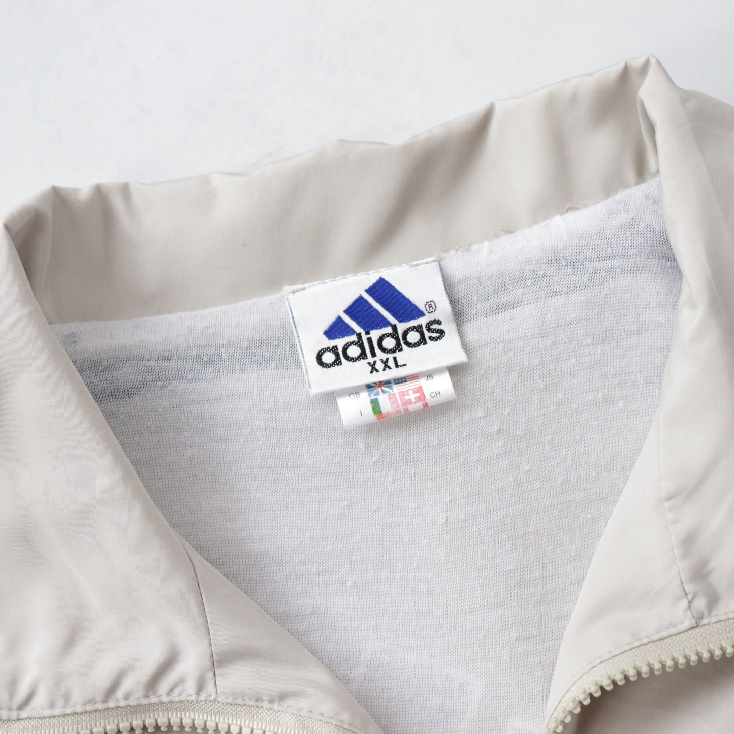 Vintage 90s Adidas Two-Tone Windbreaker Jacket - XXL