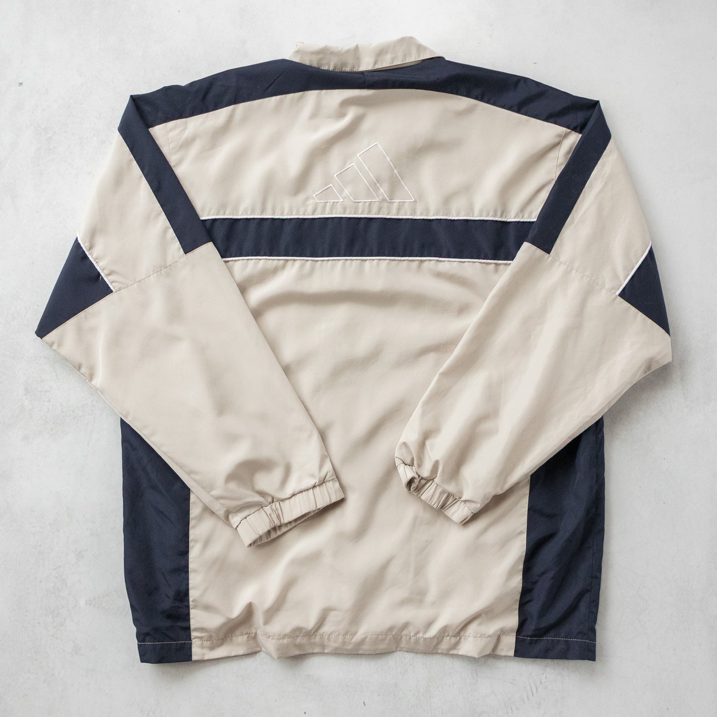 Vintage 90s Adidas Two-Tone Windbreaker Jacket - XXL