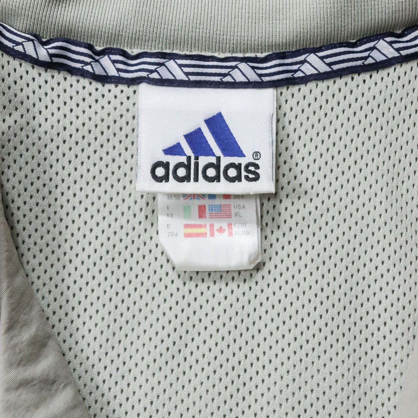 Adidas 3-Stripe 1/4 Zip Windbreaker Jacket - 90s (XL)