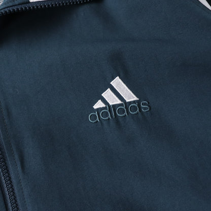Vintage 90s Adidas 3-Stripe Windbreaker Jacket - M