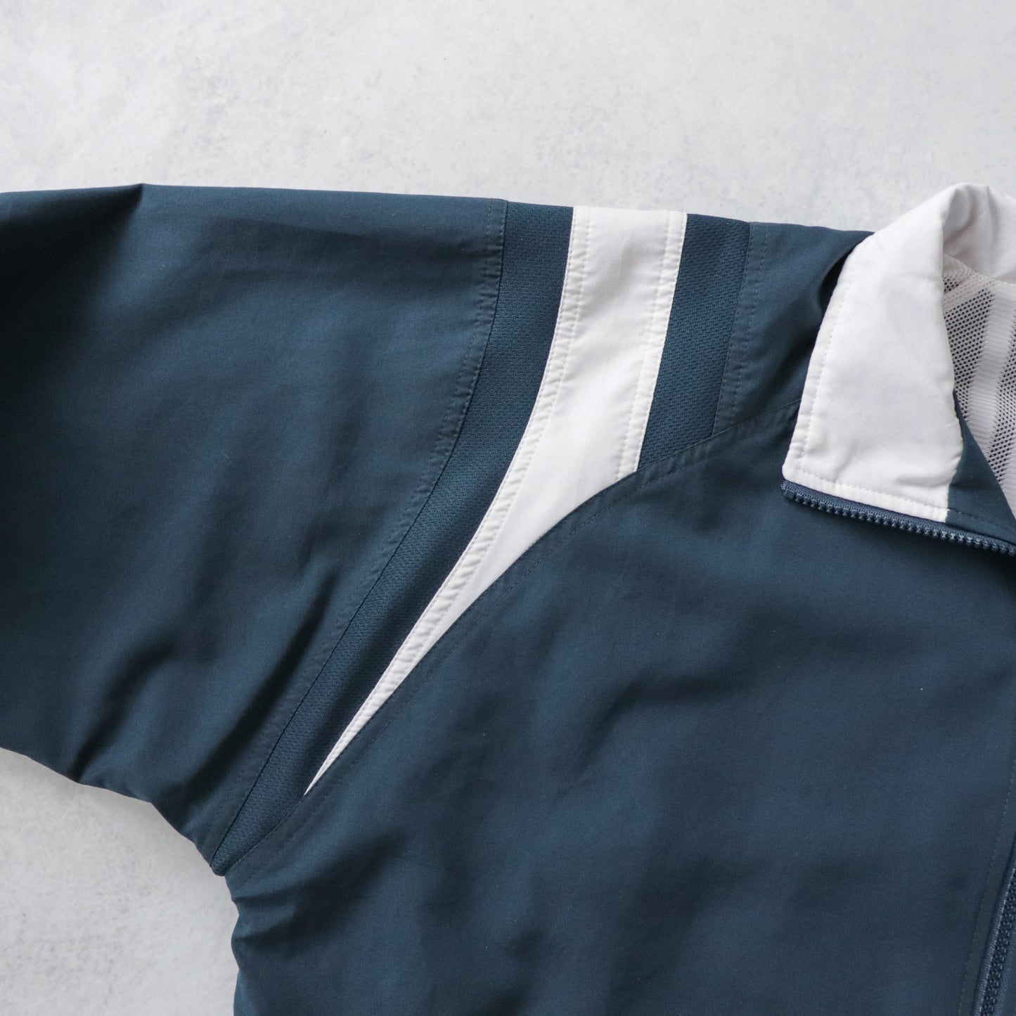 Vintage 90s Adidas 3-Stripe Windbreaker Jacket - M