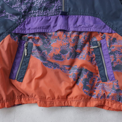 Vintage 80s Nike Abstract 1/4 Zip Anorak Jacket - L