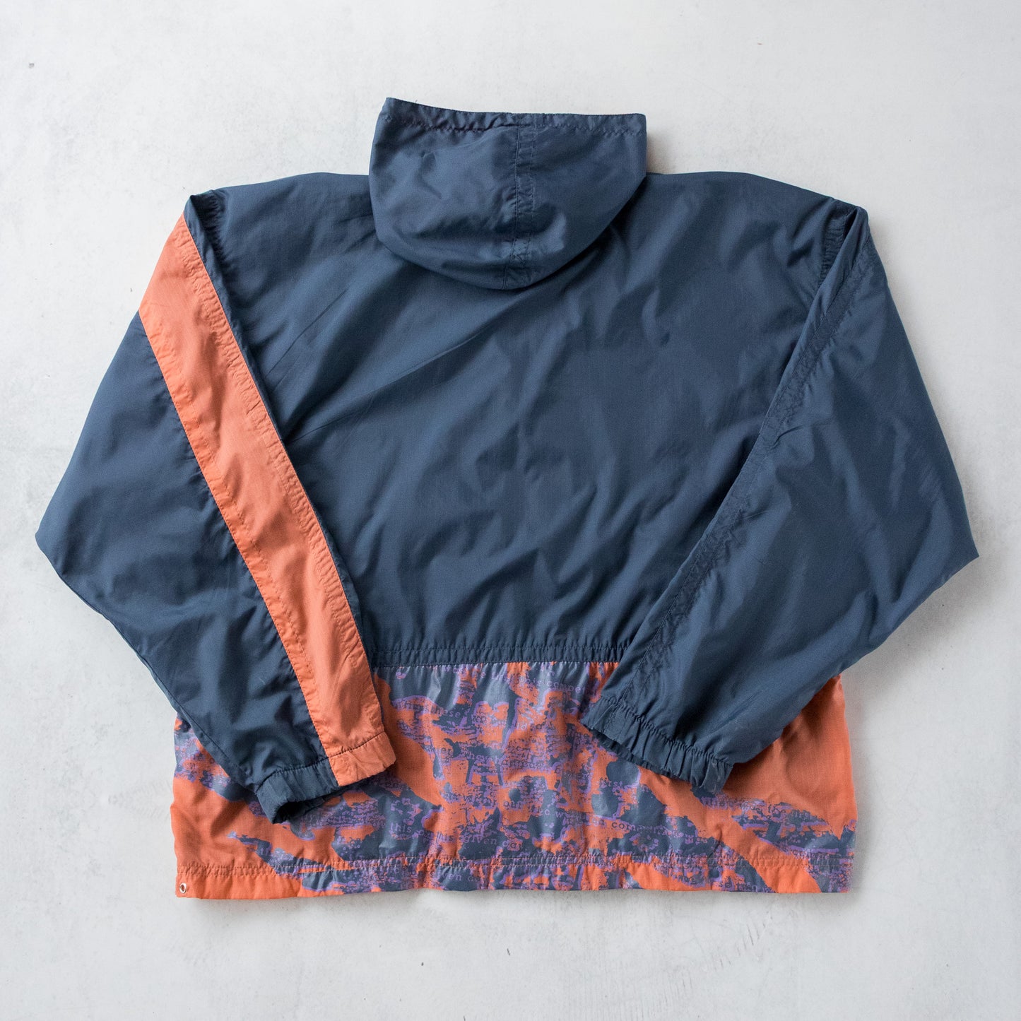 Vintage 80s Nike Abstract 1/4 Zip Anorak Jacket - L
