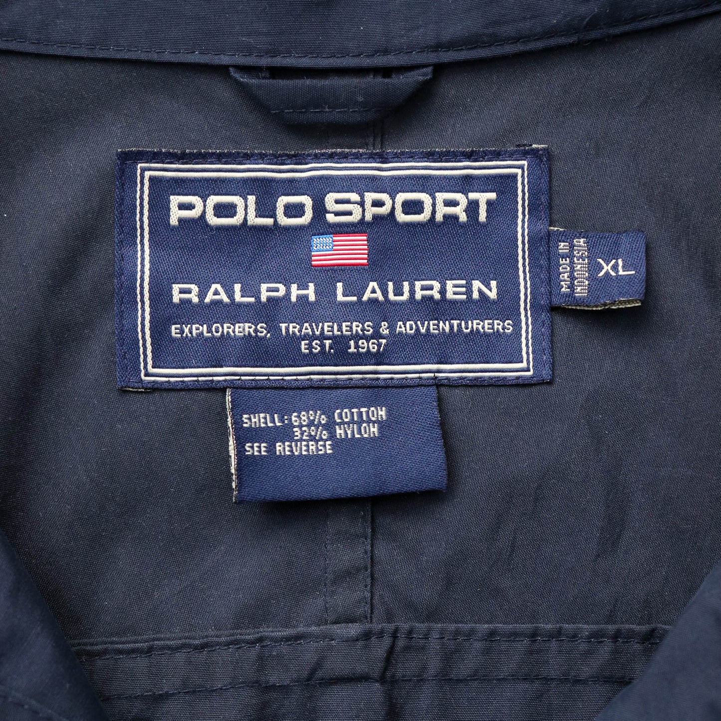 Polo Sport Ralph Lauren Spellout Windbreaker Jacket - 90s (XL)
