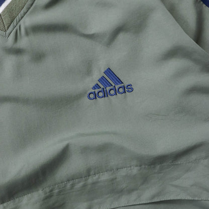 Adidas 3-Stripe Pullover Windbreaker Jacket - 90s (M)