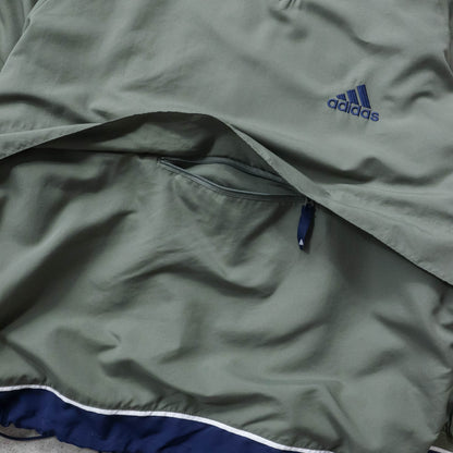 Adidas 3-Stripe Pullover Windbreaker Jacket - 90s (M)