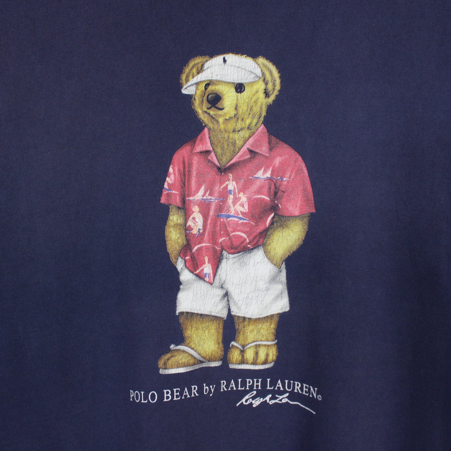 Vintage Polo Bear Ralph Lauren Tee - L