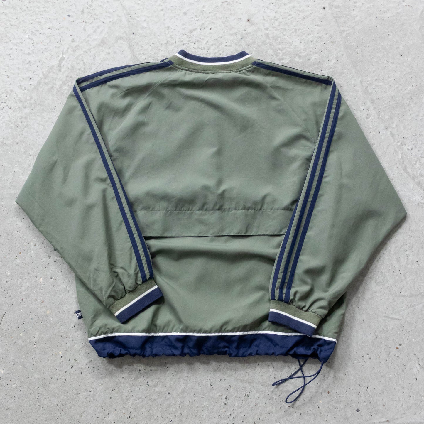 Adidas 3-Stripe Pullover Windbreaker Jacket - 90s (M)