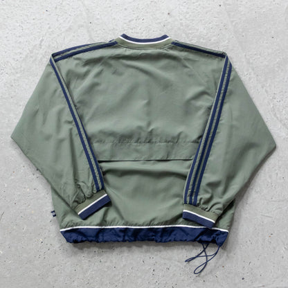 Adidas 3-Stripe Pullover Windbreaker Jacket - 90s (M)