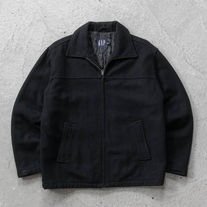 GAP Quilt Lined Wool Harrington Jacket - 90s (M)