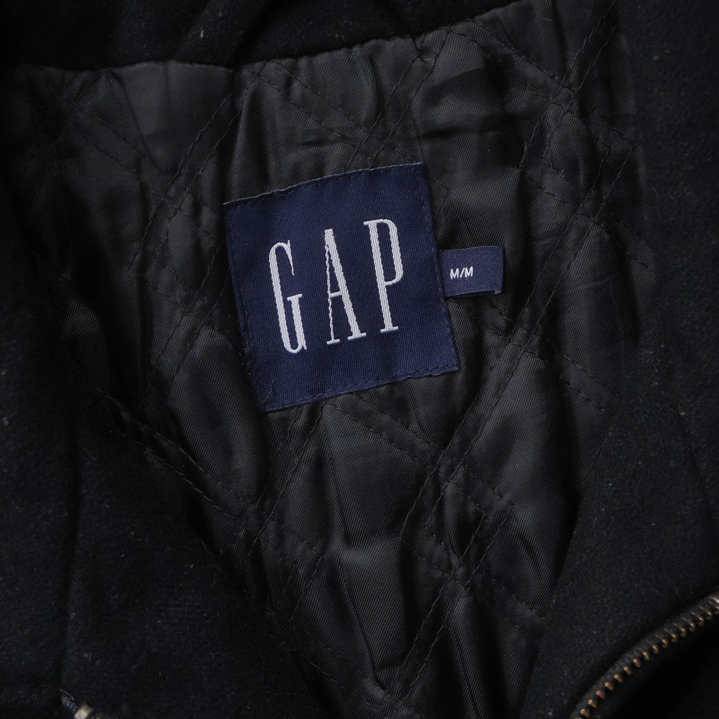 GAP Quilt Lined Wool Harrington Jacket - 90s (M)