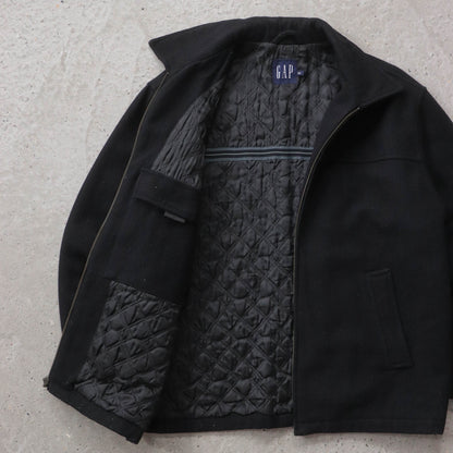 GAP Quilt Lined Wool Harrington Jacket - 90s (M)