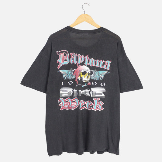 Vintage 1996 Daytona Bike Week Tee - L