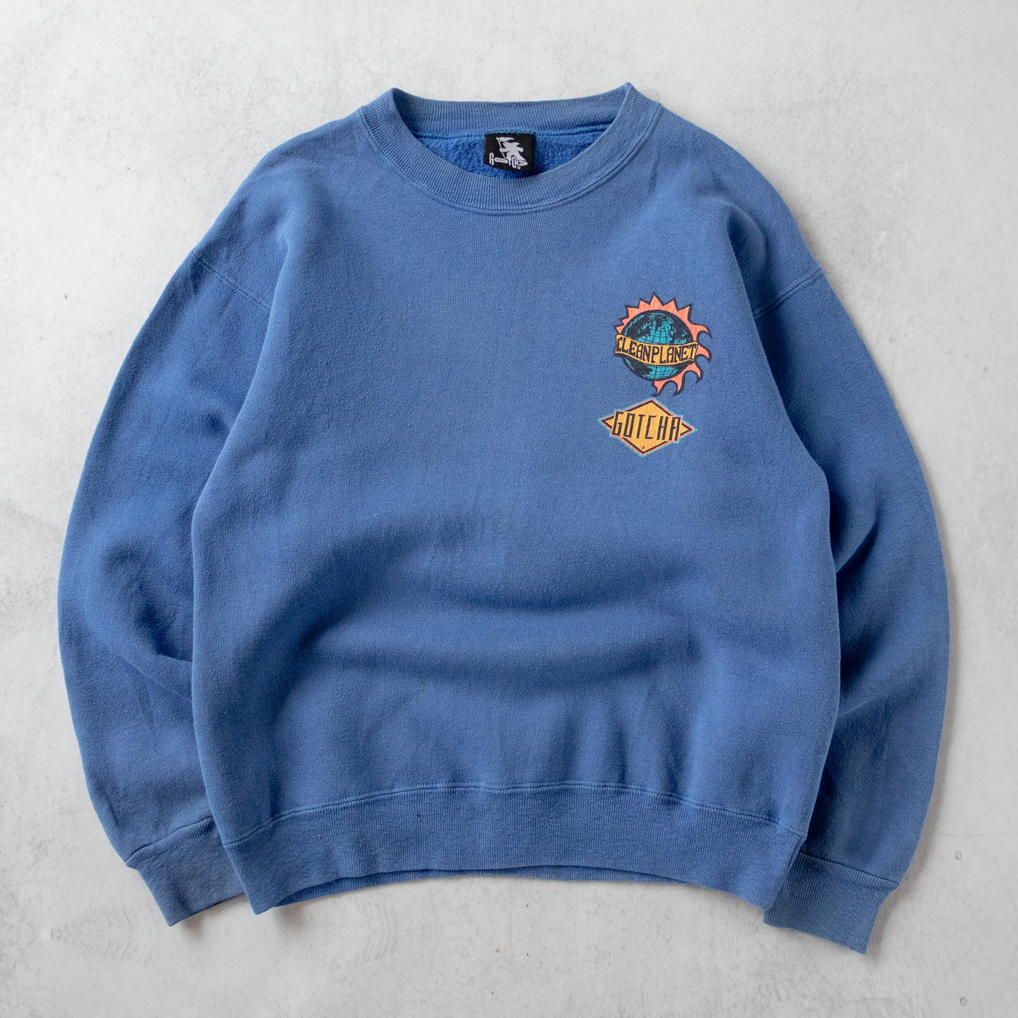 Vintage 80s Gotcha Clean Planet Surf Sweatshirt - S