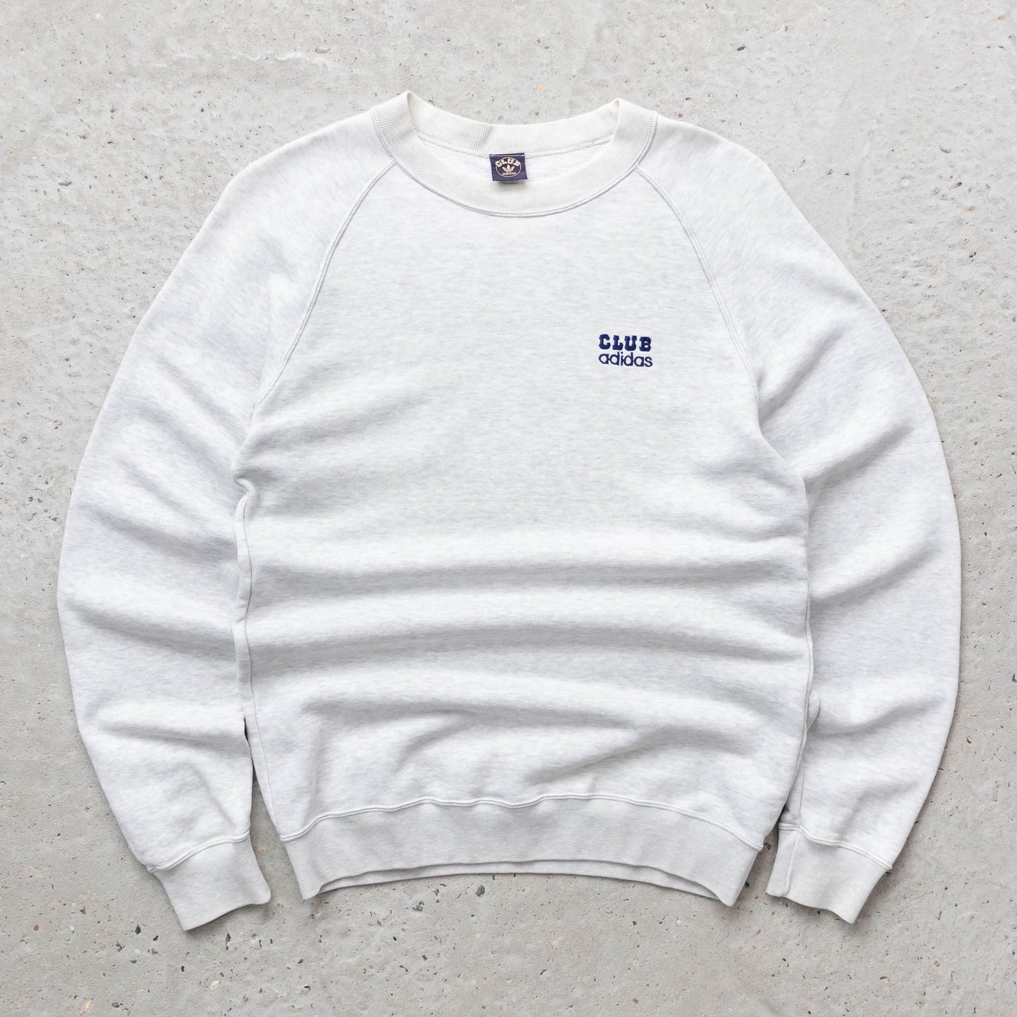 Adidas Club Embroidered Logo Sweatshirt - 80s (S)