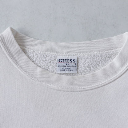Vintage 90s Guess Spellout Sweatshirt - M