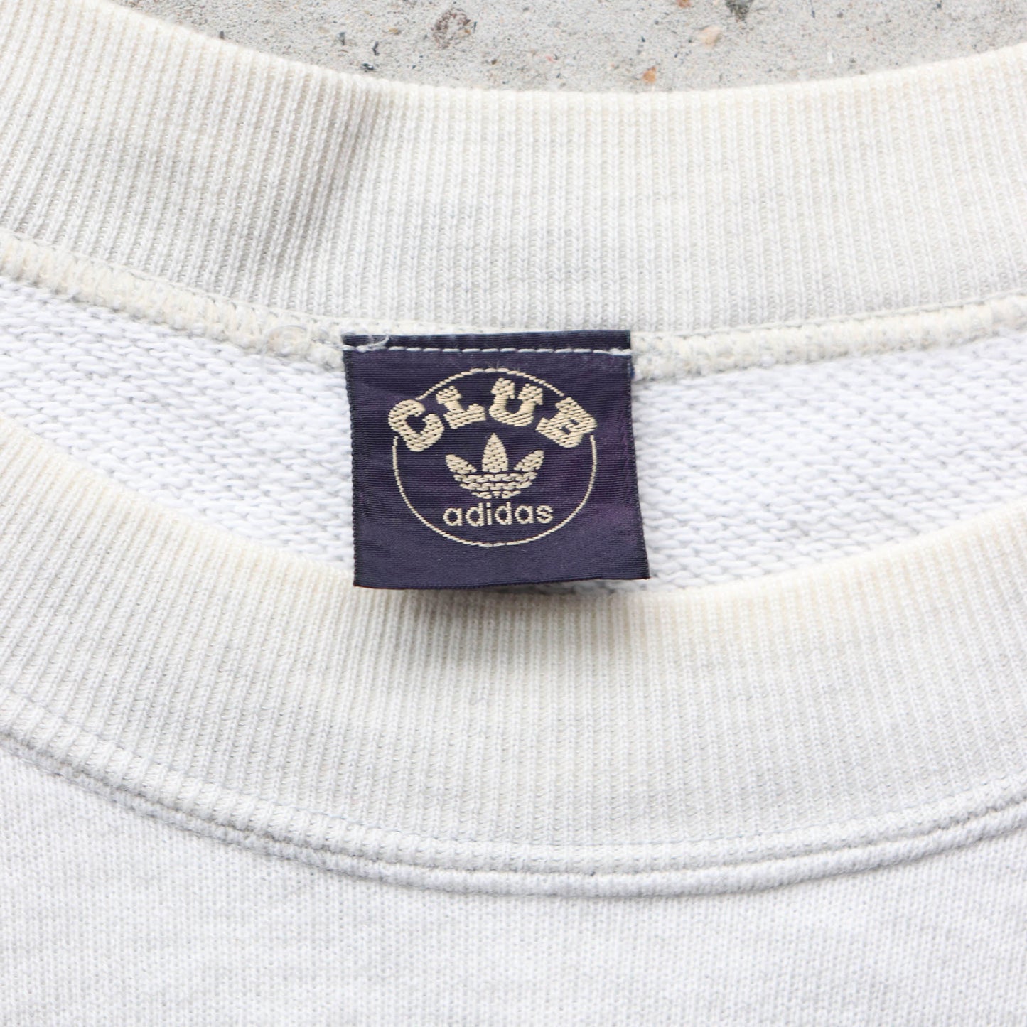 Adidas Club Embroidered Logo Sweatshirt - 80s (S)