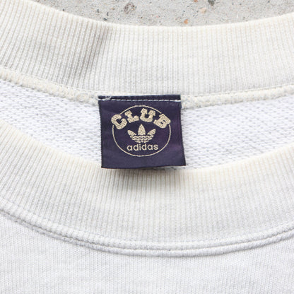 Adidas Club Embroidered Logo Sweatshirt - 80s (S)