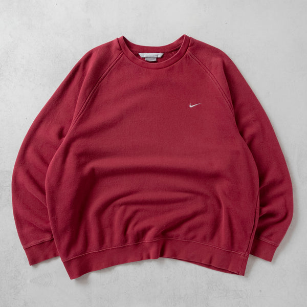 Vintage 2000s Nike Mini Swoosh Sweatshirt - XL