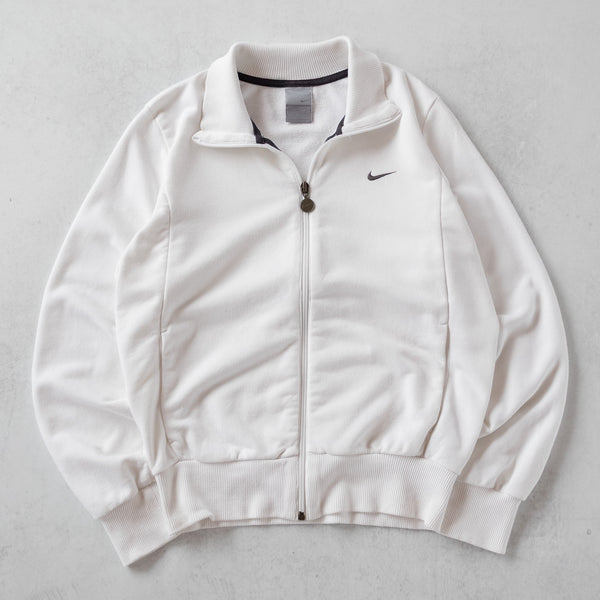 Vintage 2000s Nike Mini Swoosh Zip-Up Sweatshirt - Women's M