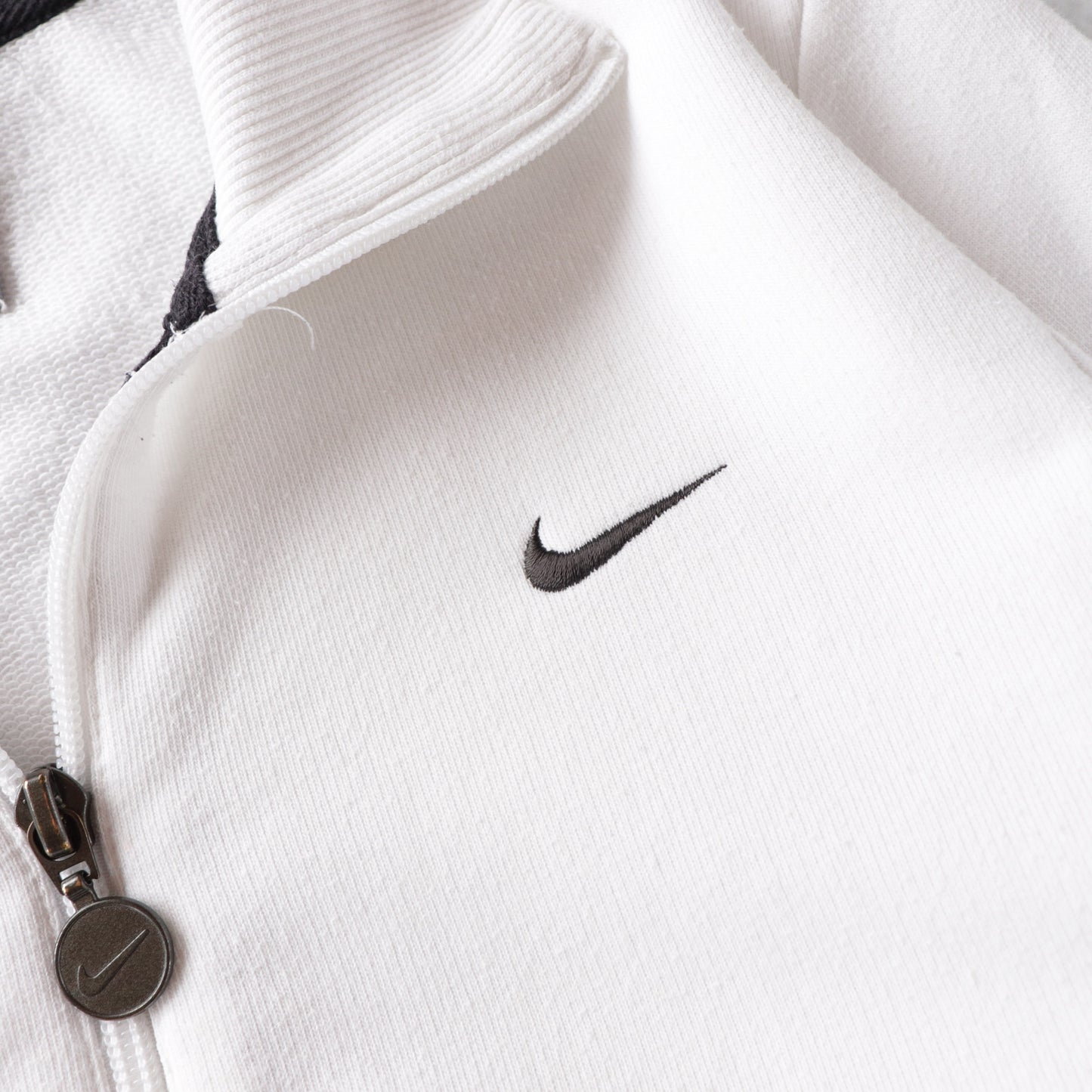 Vintage 2000s Nike Mini Swoosh Zip-Up Sweatshirt - Women's M