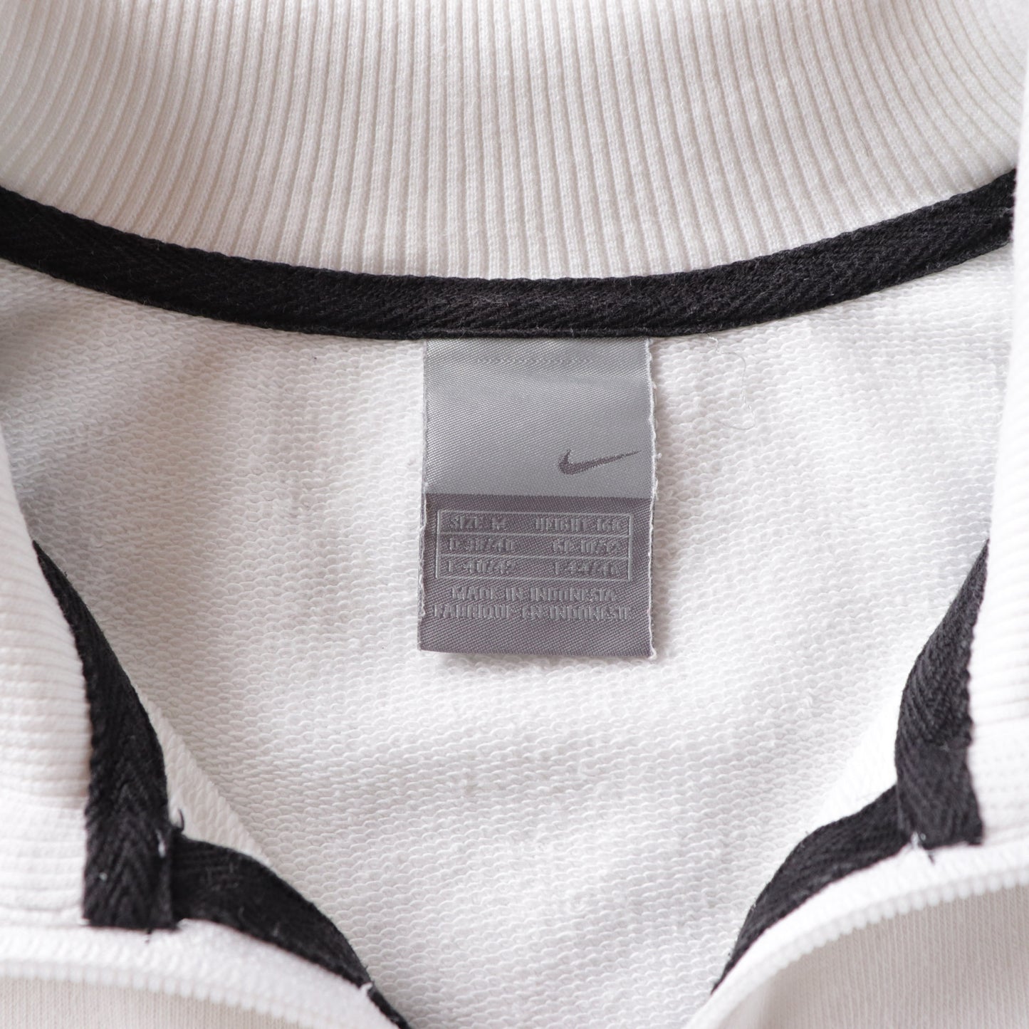 Vintage 2000s Nike Mini Swoosh Zip-Up Sweatshirt - Women's M