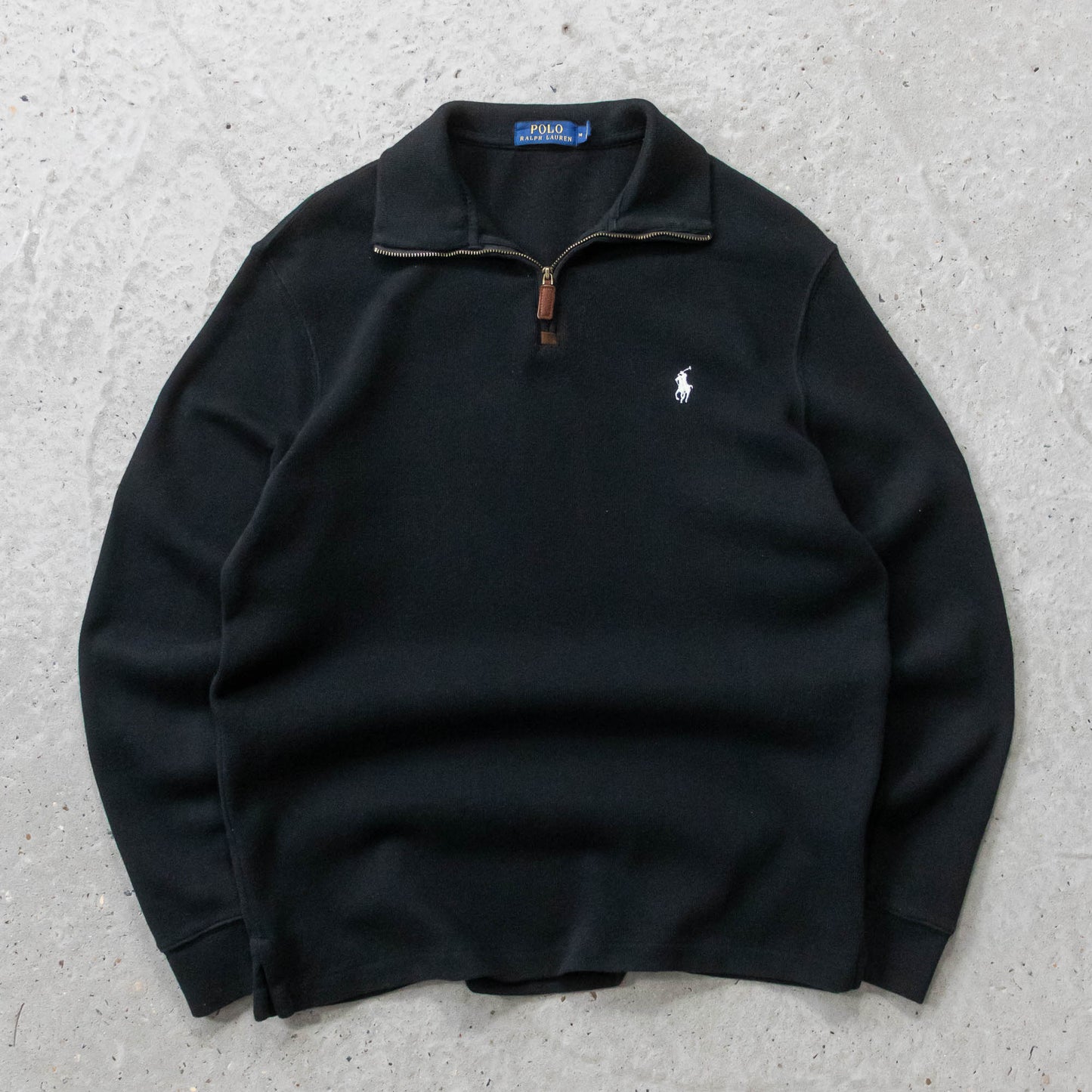 Polo Ralph Lauren 1/4 Zip Knit Sweater - 2000s (M)