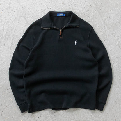 Polo Ralph Lauren 1/4 Zip Knit Sweater - 2000s (M)