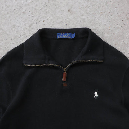 Polo Ralph Lauren 1/4 Zip Knit Sweater - 2000s (M)