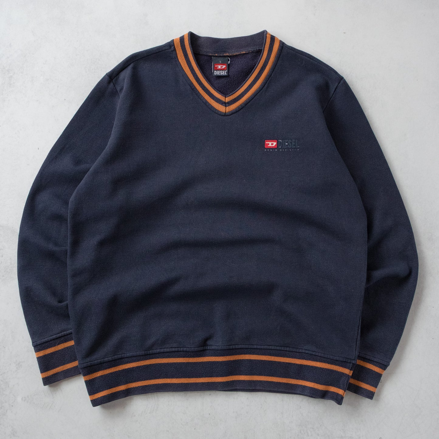 Vintage 90s Diesel Denim Division Sweatshirt - L