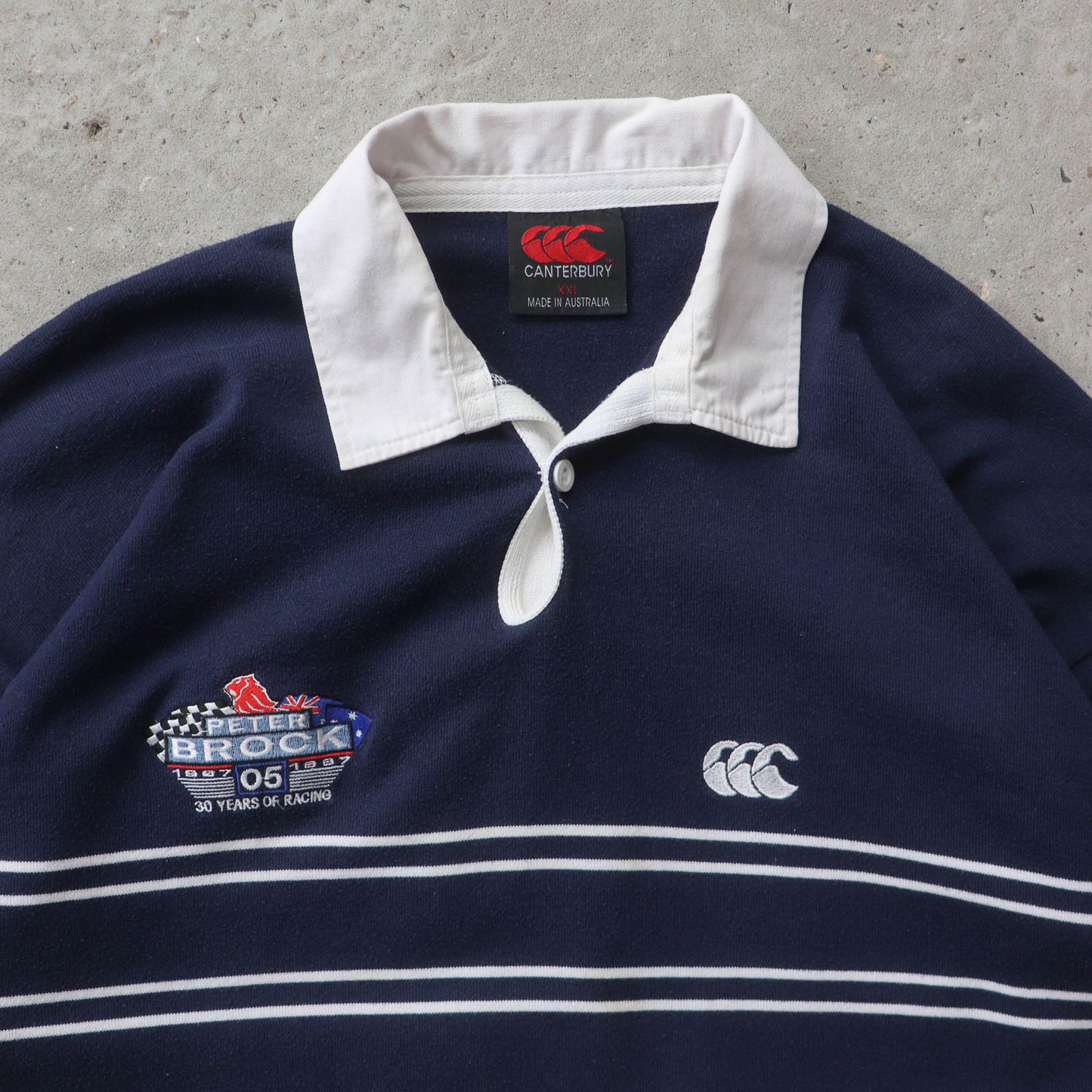 Peter Brock Racing Canterbury Rugby Shirt - 1997 (XXL) - AL Vintage