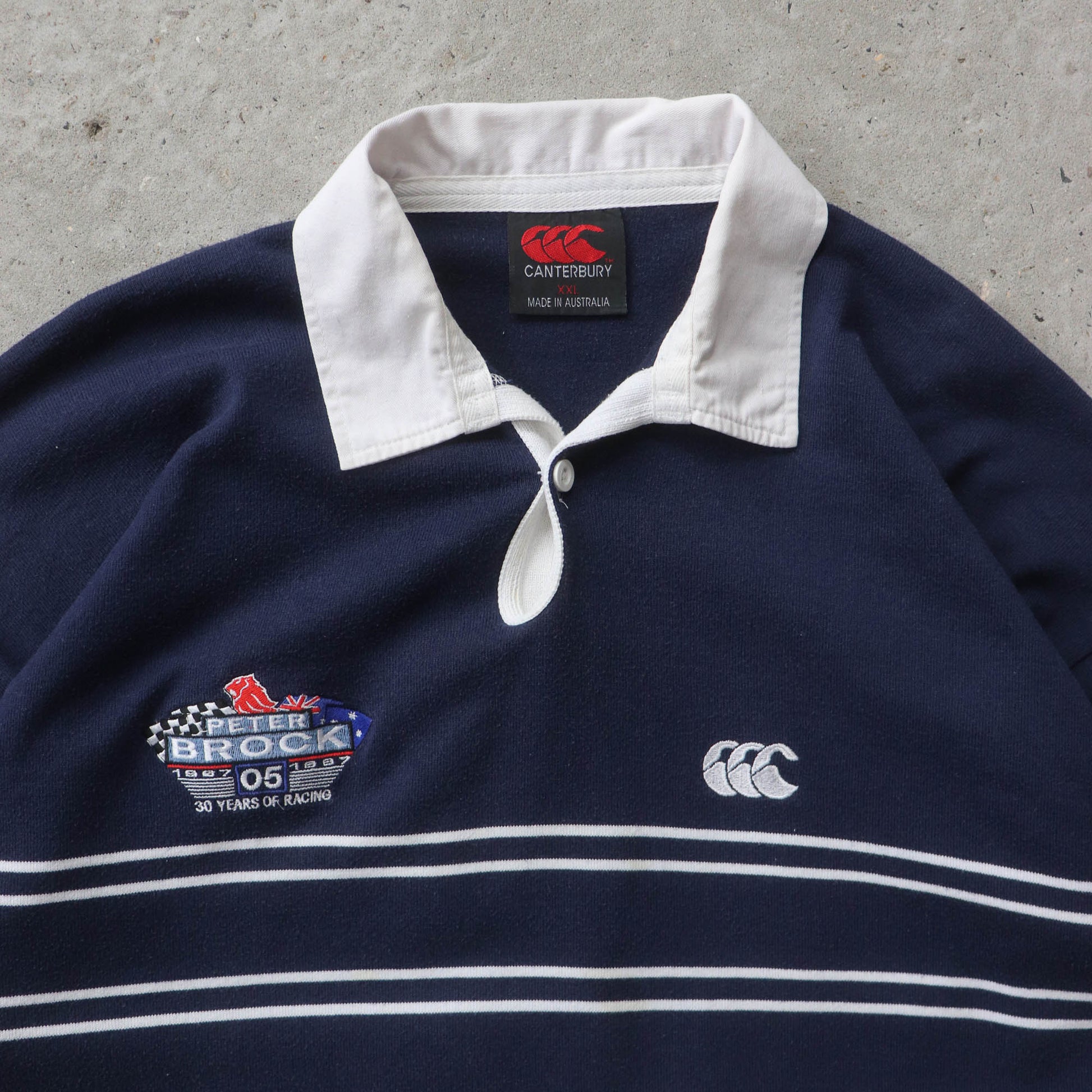 Peter Brock Racing Canterbury Rugby Shirt - 1997 (XXL) - AL Vintage