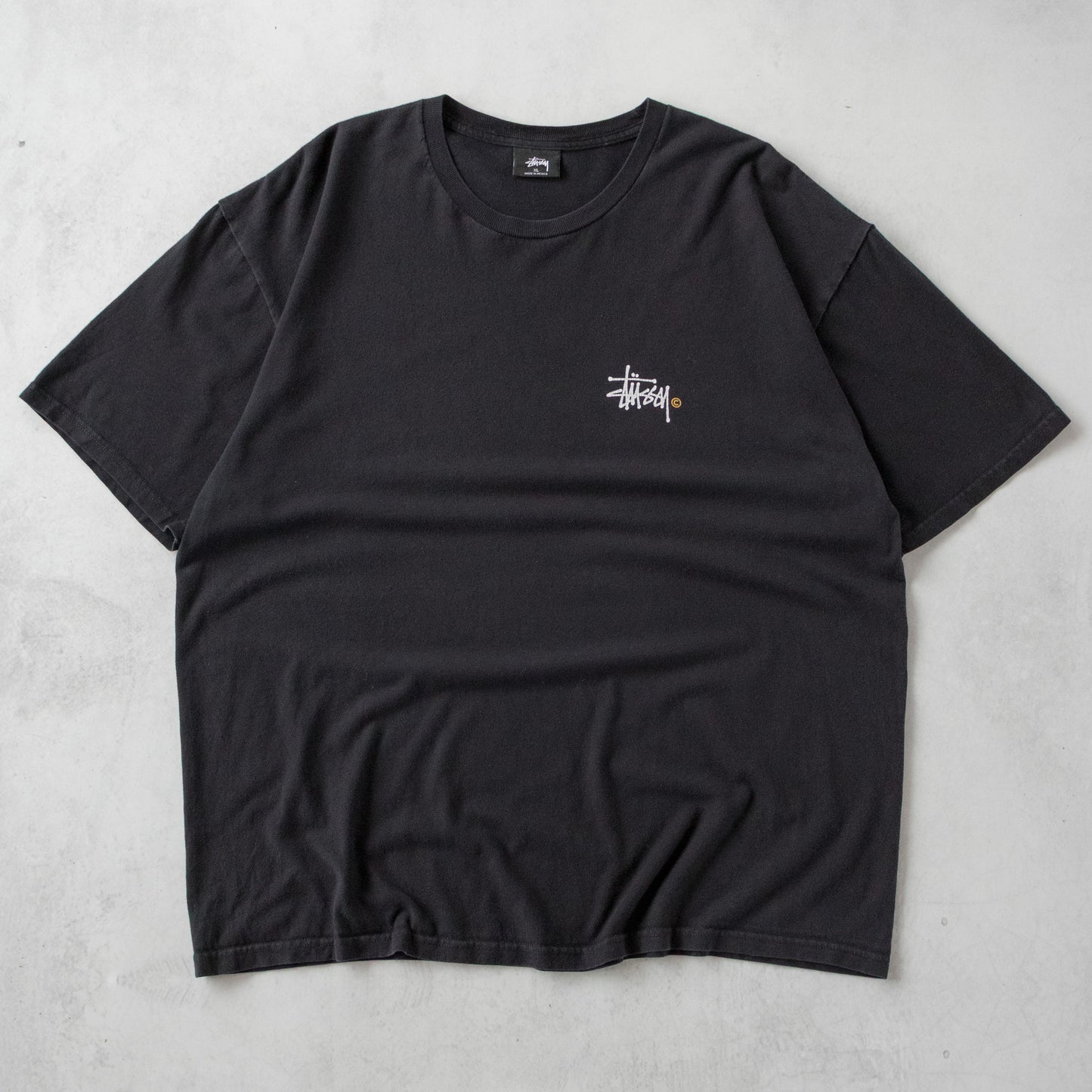 Vintage 2000s Stussy Logo Tee - XL