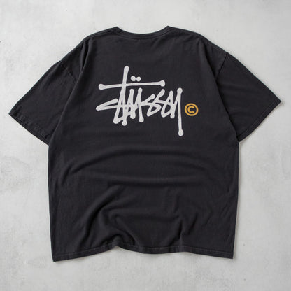 Vintage 2000s Stussy Logo Tee - XL