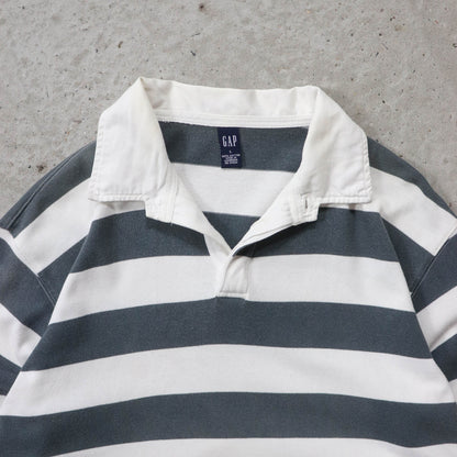 GAP Striped Rugby Shirt - 2000s (L)