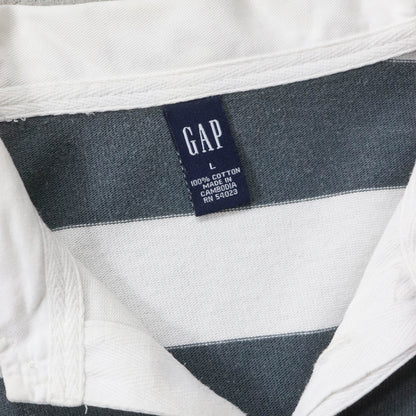 GAP Striped Rugby Shirt - 2000s (L)